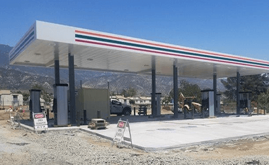 Modern Fuel Station